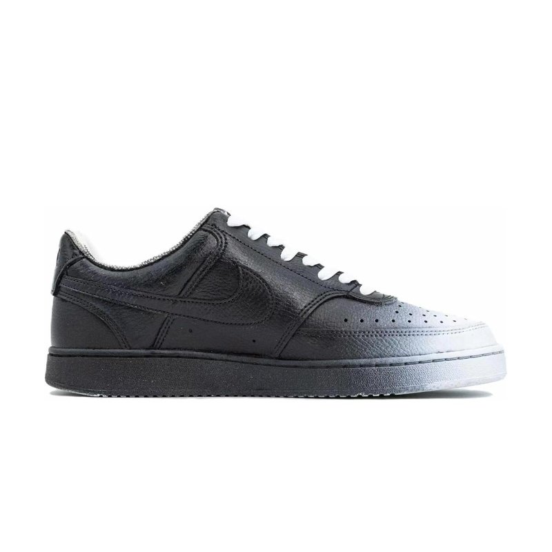 Custom Court Shoes Black White Dark Night Moment - Image 2