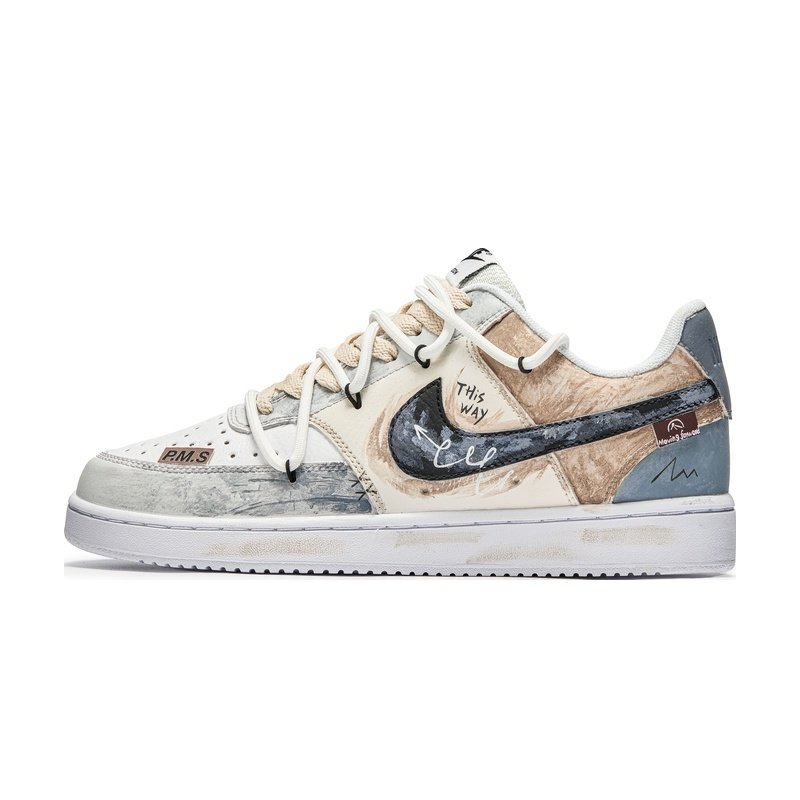 Custom Court Shoes Blue White This Way
