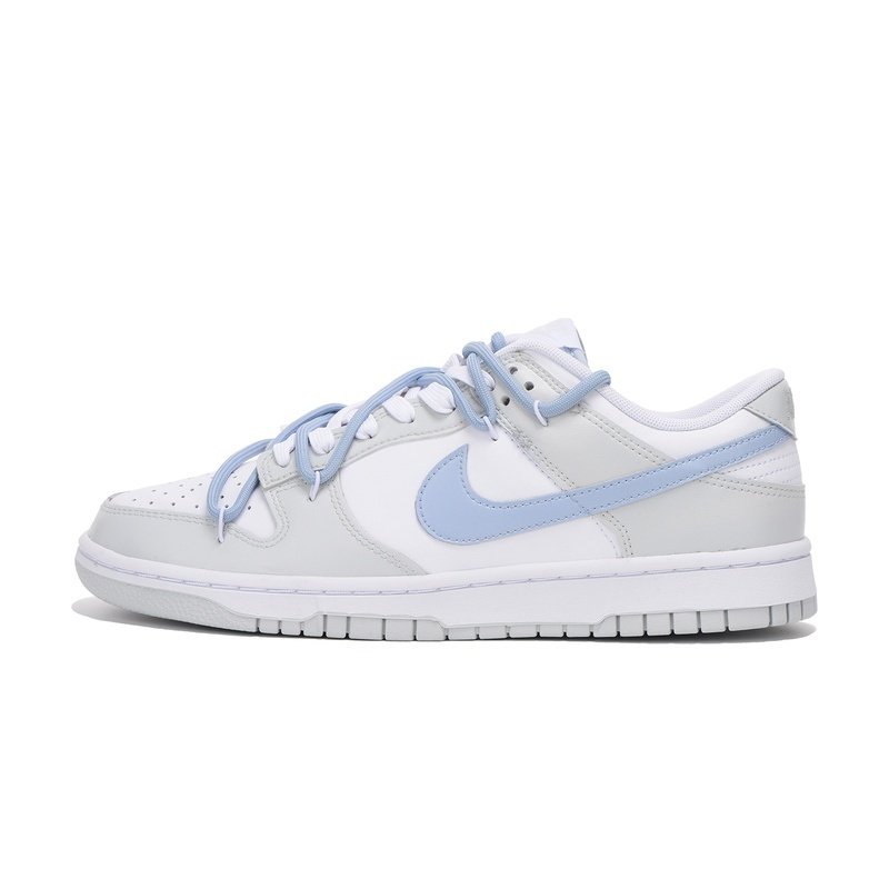 Custom Dunk Shoes White Gray Urban Beat