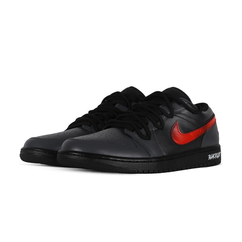 Custom Jordan Shoes Black Red Black List - Image 3