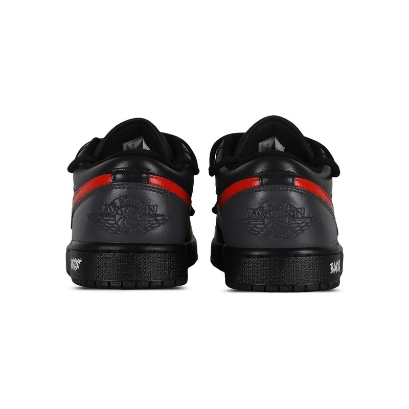 Custom Jordan Shoes Black Red Black List - Image 4