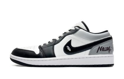 Custom Jordan Shoes Black White Cosmic Exploration